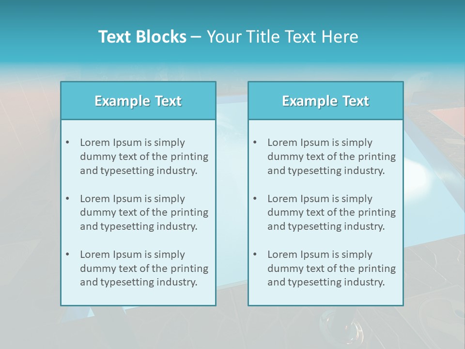 Cosy And Beautiful Pool In Modern Hotel PowerPoint Template