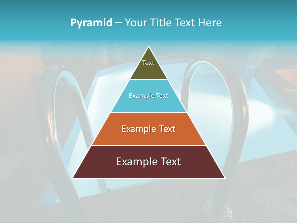 Cosy And Beautiful Pool In Modern Hotel PowerPoint Template