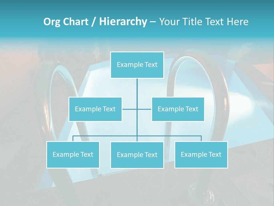 Cosy And Beautiful Pool In Modern Hotel PowerPoint Template