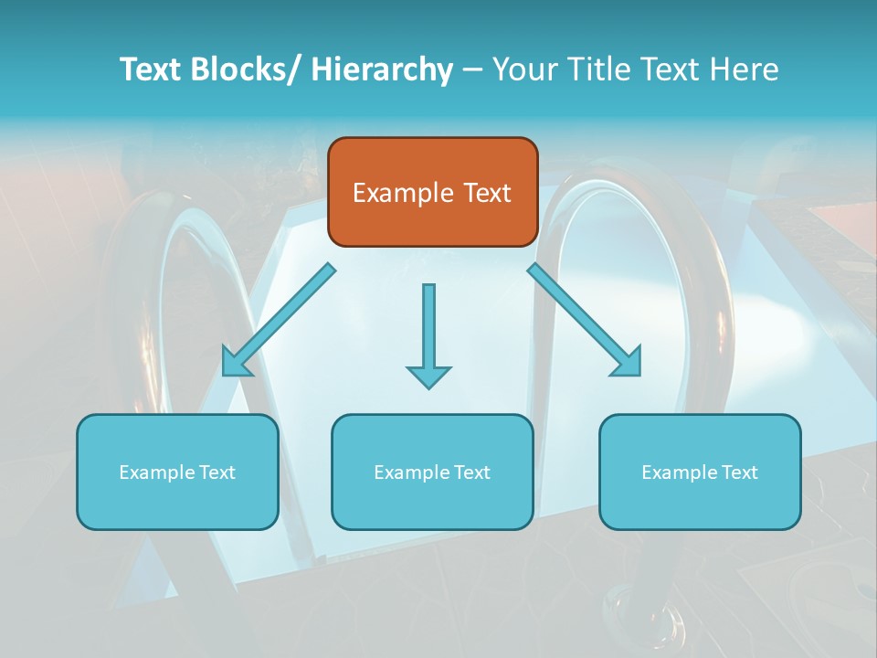 Cosy And Beautiful Pool In Modern Hotel PowerPoint Template