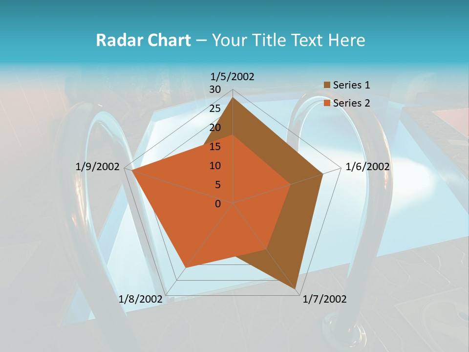 Cosy And Beautiful Pool In Modern Hotel PowerPoint Template