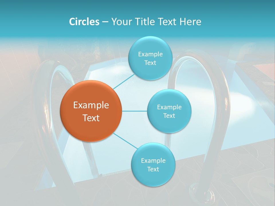 Cosy And Beautiful Pool In Modern Hotel PowerPoint Template