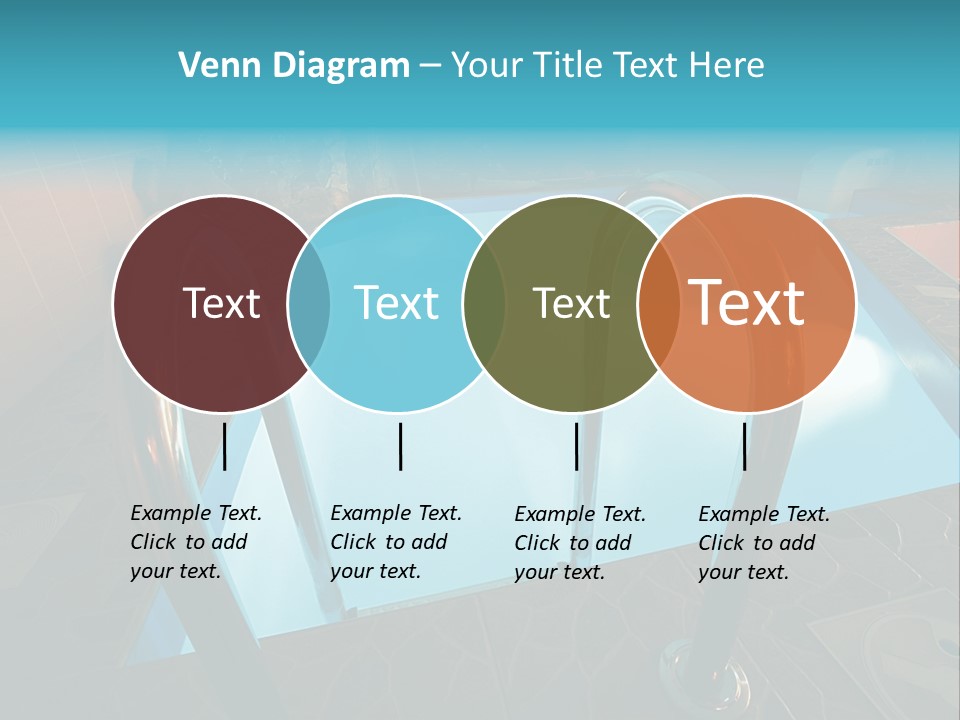 Cosy And Beautiful Pool In Modern Hotel PowerPoint Template