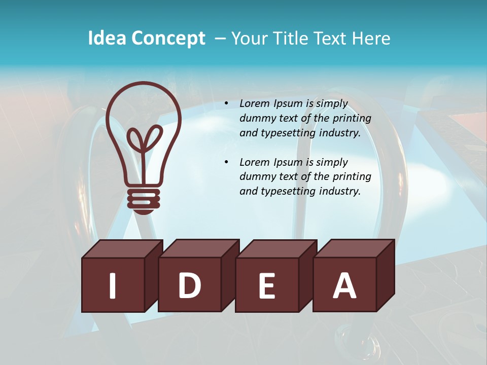 Cosy And Beautiful Pool In Modern Hotel PowerPoint Template