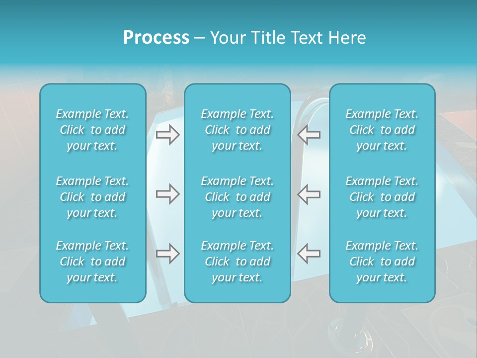 Cosy And Beautiful Pool In Modern Hotel PowerPoint Template