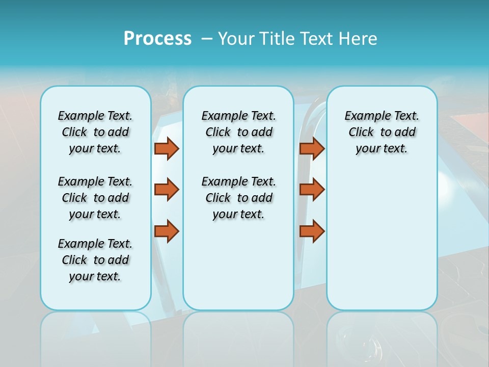 Cosy And Beautiful Pool In Modern Hotel PowerPoint Template