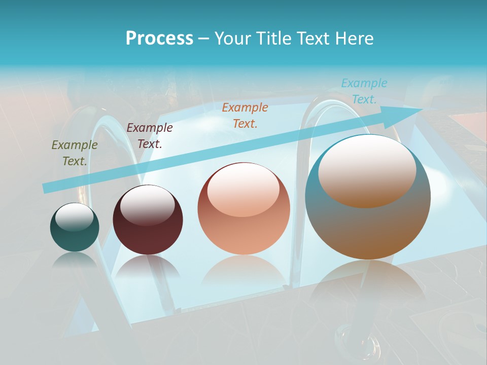 Cosy And Beautiful Pool In Modern Hotel PowerPoint Template