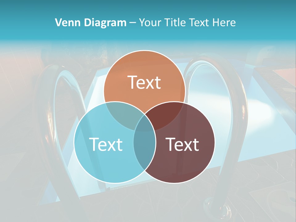 Cosy And Beautiful Pool In Modern Hotel PowerPoint Template