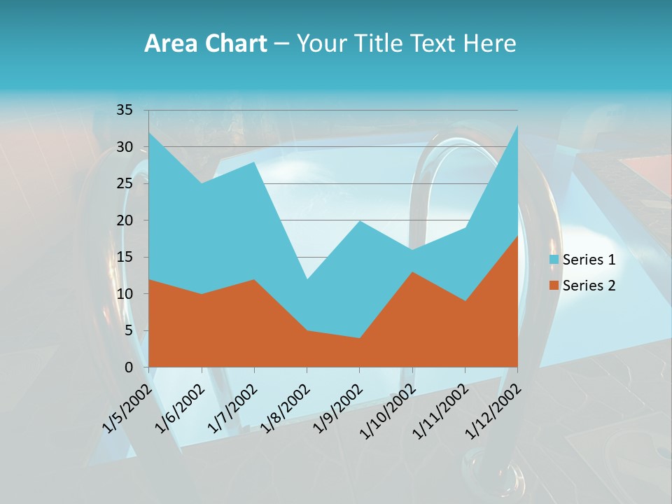 Cosy And Beautiful Pool In Modern Hotel PowerPoint Template