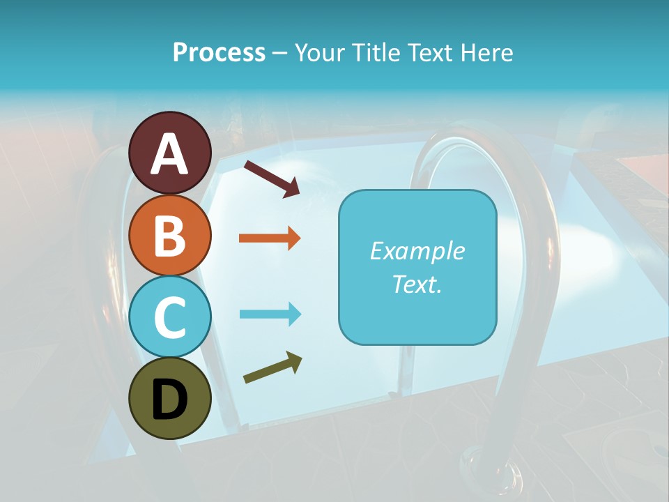 Cosy And Beautiful Pool In Modern Hotel PowerPoint Template