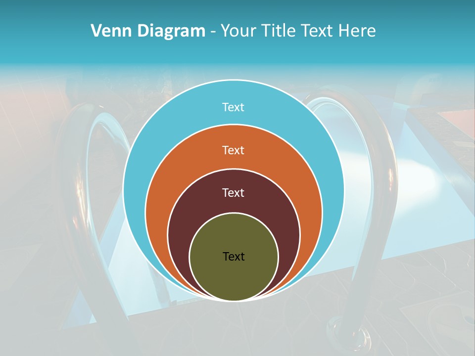 Cosy And Beautiful Pool In Modern Hotel PowerPoint Template
