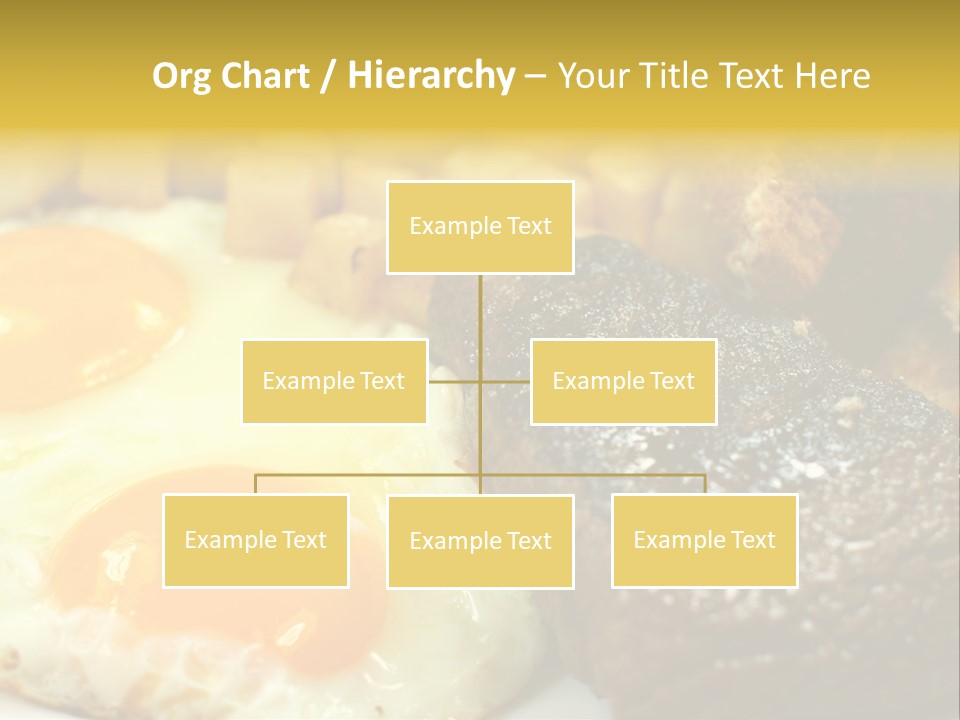 Delicious Steak And Eggs Breakfast PowerPoint Template