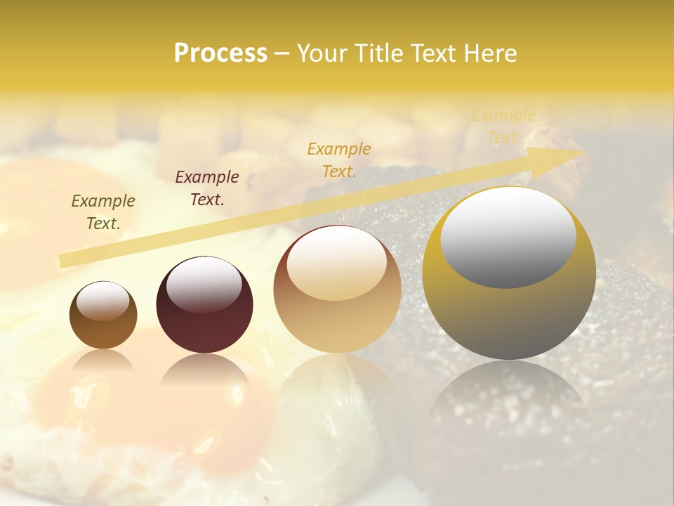 Delicious Steak And Eggs Breakfast PowerPoint Template