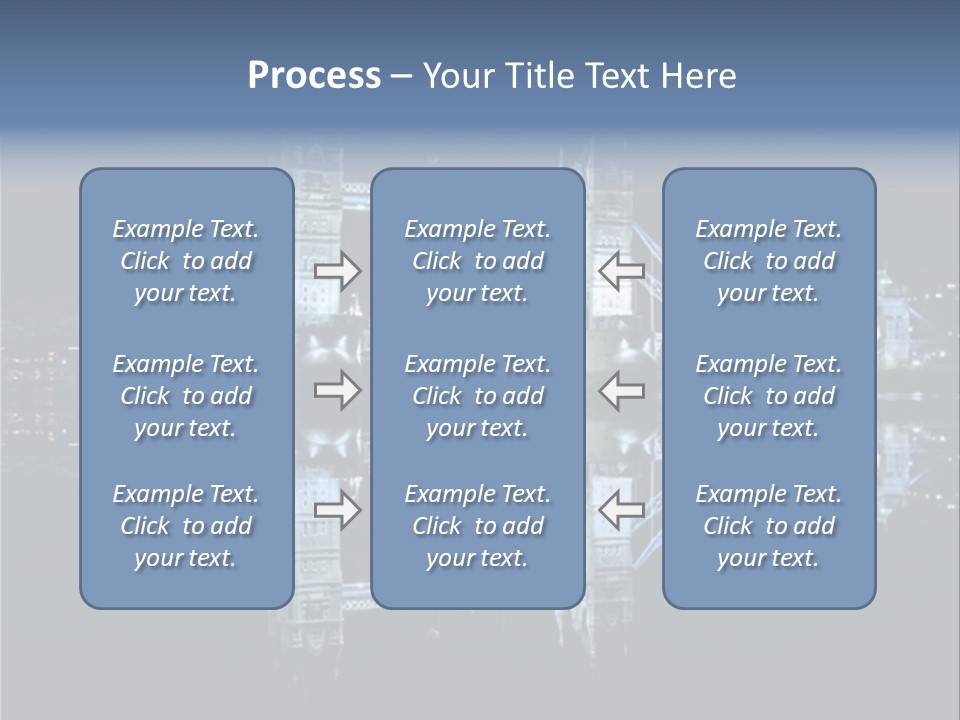 Tower Bridge And Reflection PowerPoint Template