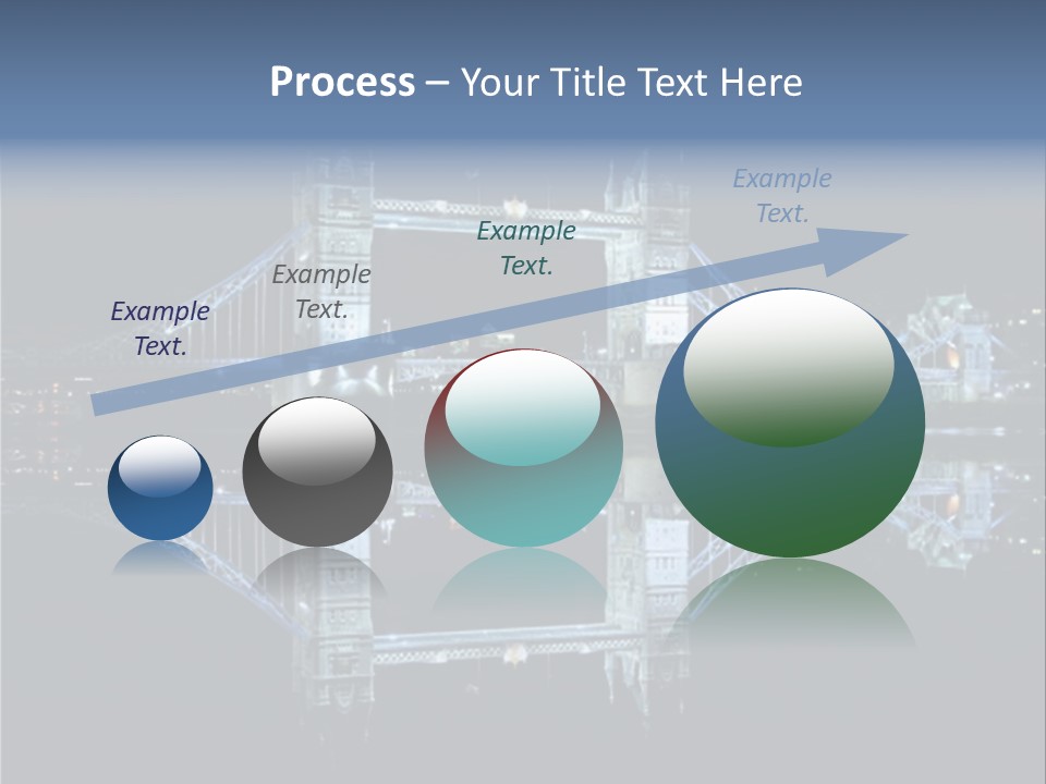Tower Bridge And Reflection PowerPoint Template