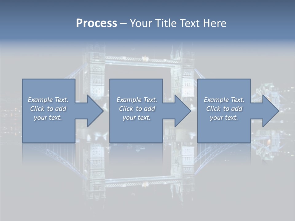 Tower Bridge And Reflection PowerPoint Template
