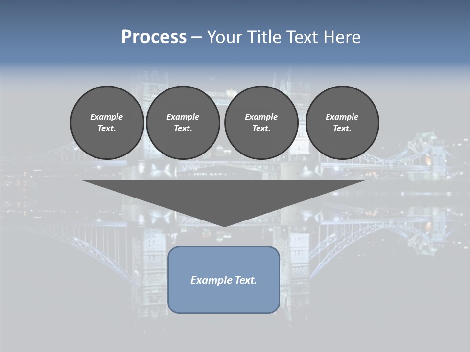 Tower Bridge And Reflection PowerPoint Template