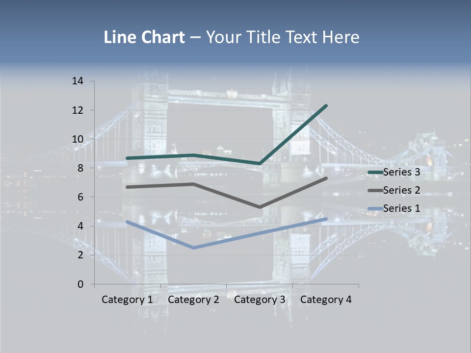 Tower Bridge And Reflection PowerPoint Template