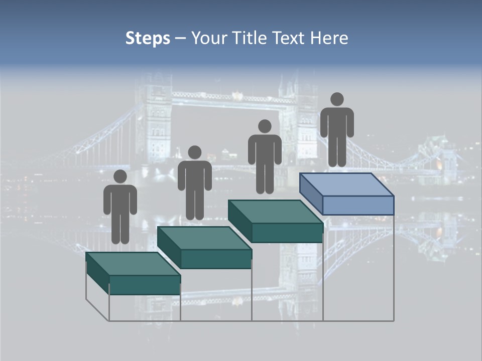 Tower Bridge And Reflection PowerPoint Template
