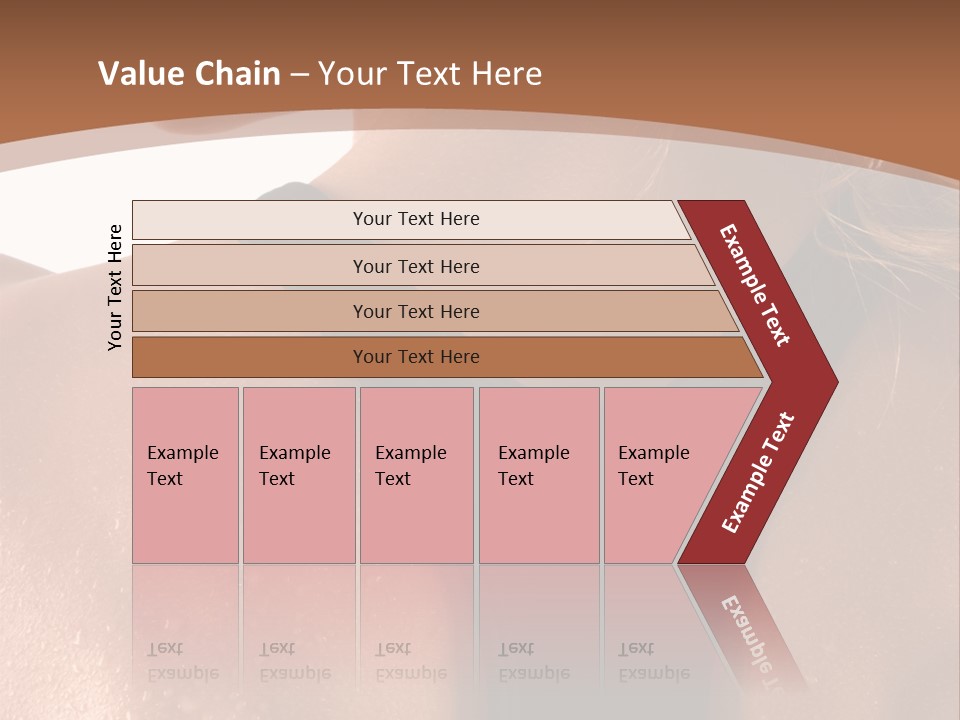 A Woman In A Sports Bra With Her Back Turned To The Camera PowerPoint Template