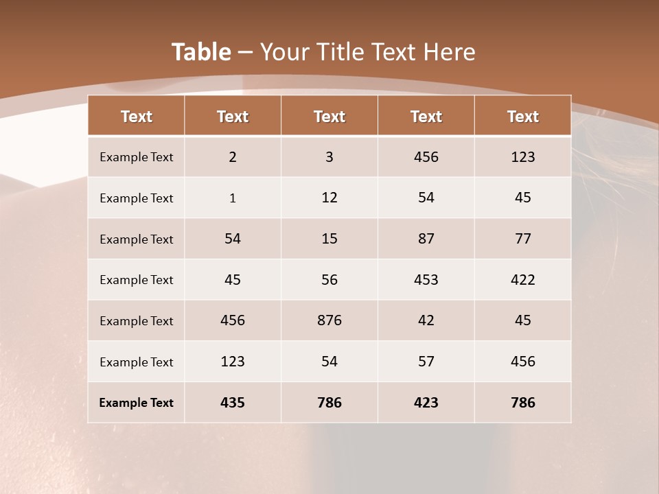 A Woman In A Sports Bra With Her Back Turned To The Camera PowerPoint Template