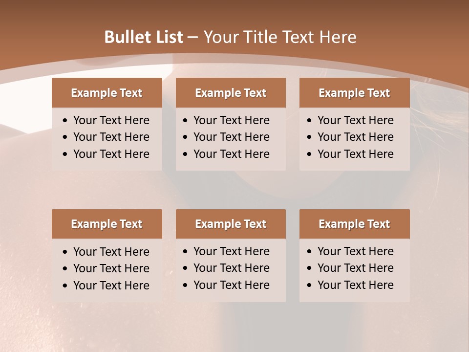 A Woman In A Sports Bra With Her Back Turned To The Camera PowerPoint Template