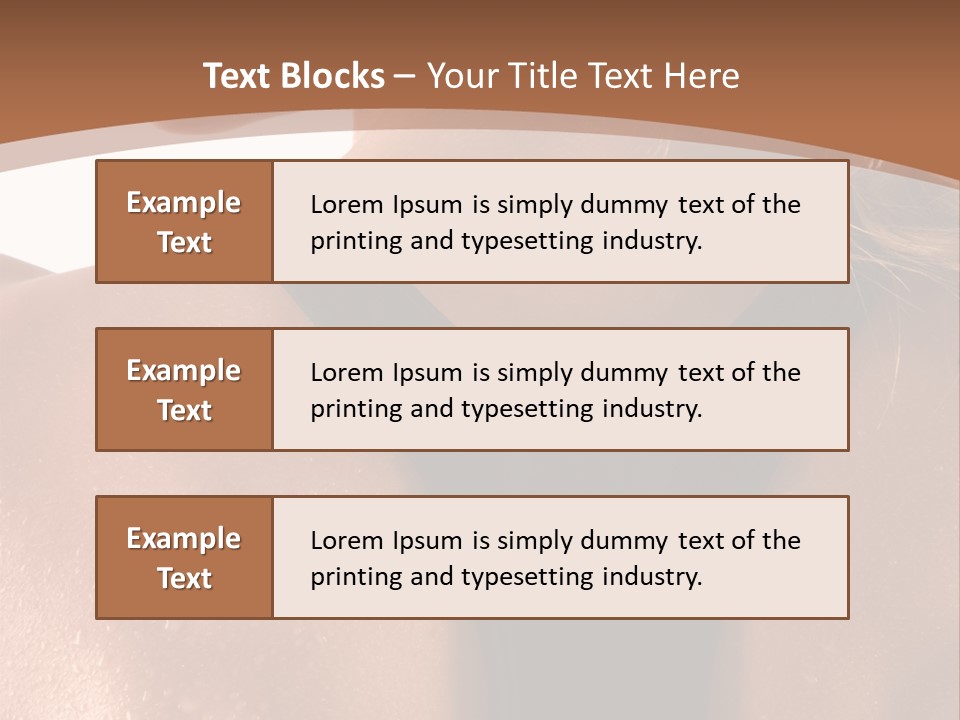 A Woman In A Sports Bra With Her Back Turned To The Camera PowerPoint Template