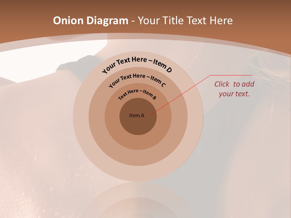 A Woman In A Sports Bra With Her Back Turned To The Camera PowerPoint Template