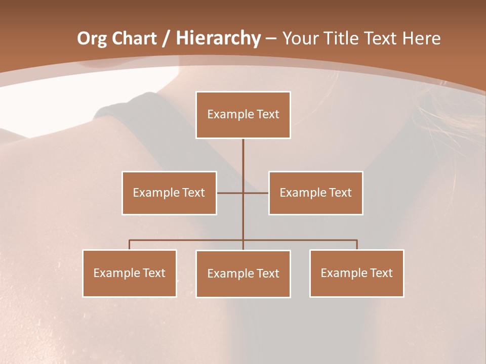 A Woman In A Sports Bra With Her Back Turned To The Camera PowerPoint Template