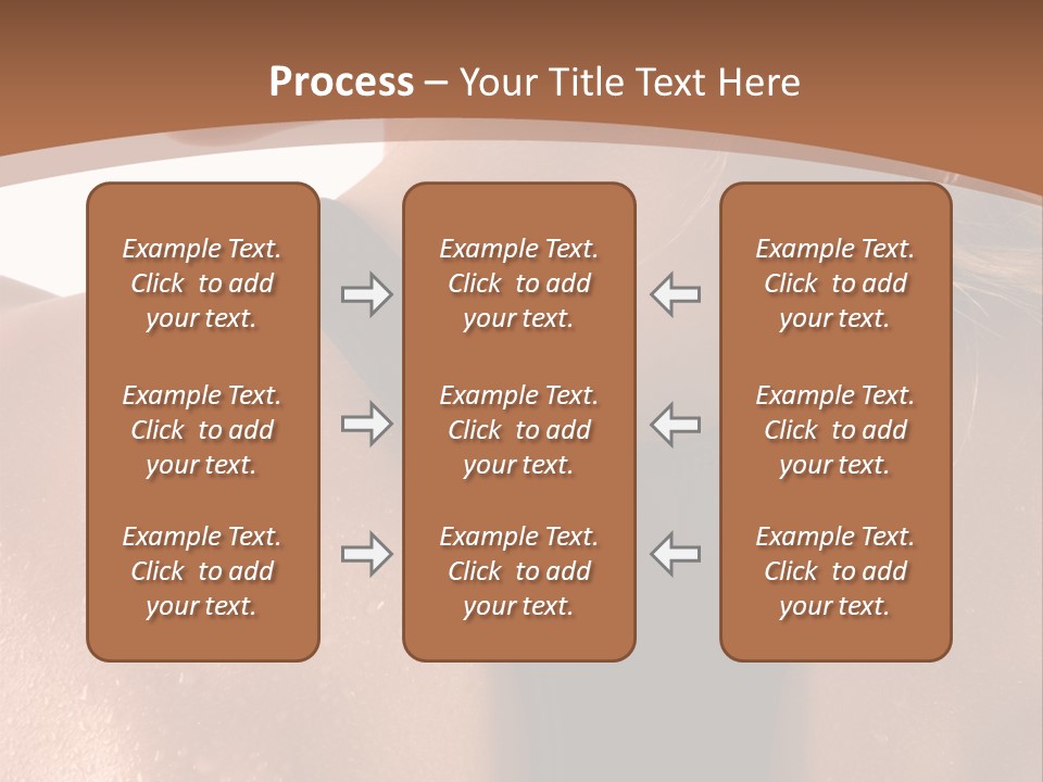 A Woman In A Sports Bra With Her Back Turned To The Camera PowerPoint Template