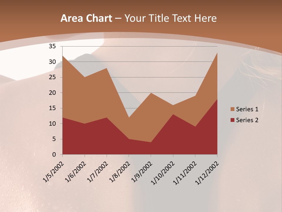 A Woman In A Sports Bra With Her Back Turned To The Camera PowerPoint Template