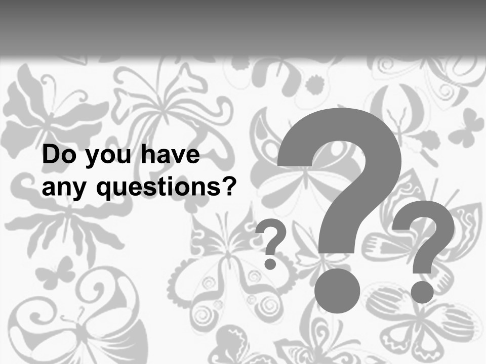 Many Black And White Butterflies - Vector Stock Vector Illustration: PowerPoint Template