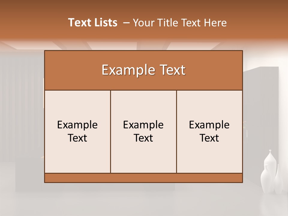The Modern Office Interior Design (3D Render) PowerPoint Template
