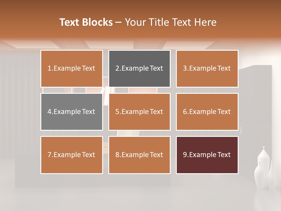 The Modern Office Interior Design (3D Render) PowerPoint Template