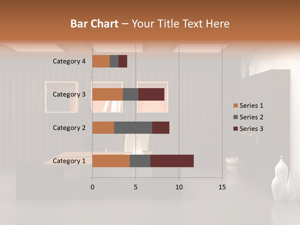The Modern Office Interior Design (3D Render) PowerPoint Template