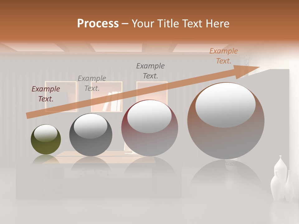 The Modern Office Interior Design (3D Render) PowerPoint Template