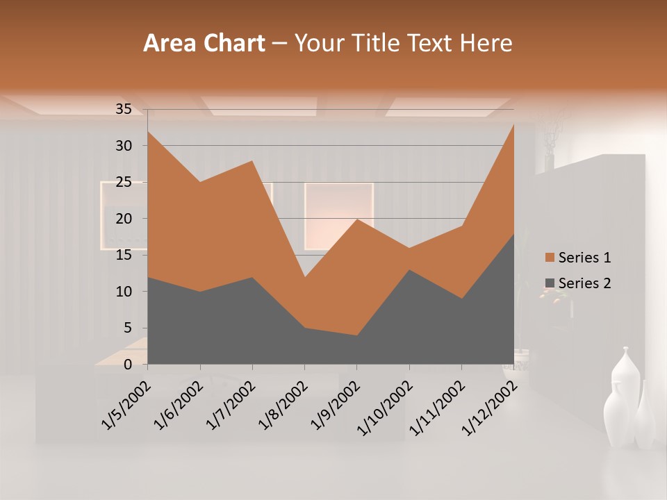 The Modern Office Interior Design (3D Render) PowerPoint Template