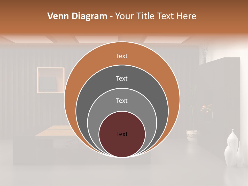 The Modern Office Interior Design (3D Render) PowerPoint Template