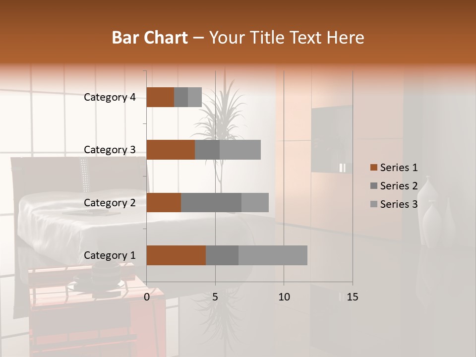 Modern Bedroom Interior Design (Computer - Generated Image) PowerPoint Template