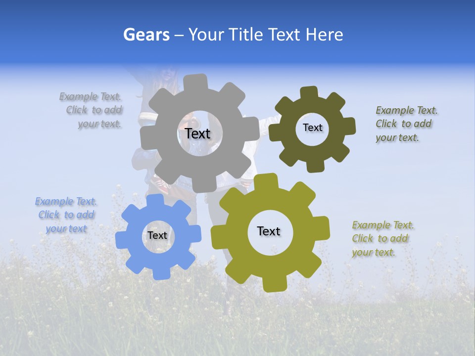 Hippie Smoking A Joint - See My Portfolio For More Great Vectors! PowerPoint Template