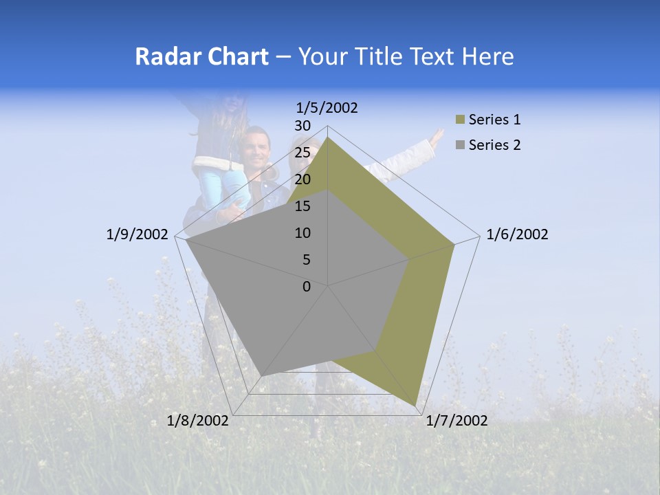 Hippie Smoking A Joint - See My Portfolio For More Great Vectors! PowerPoint Template