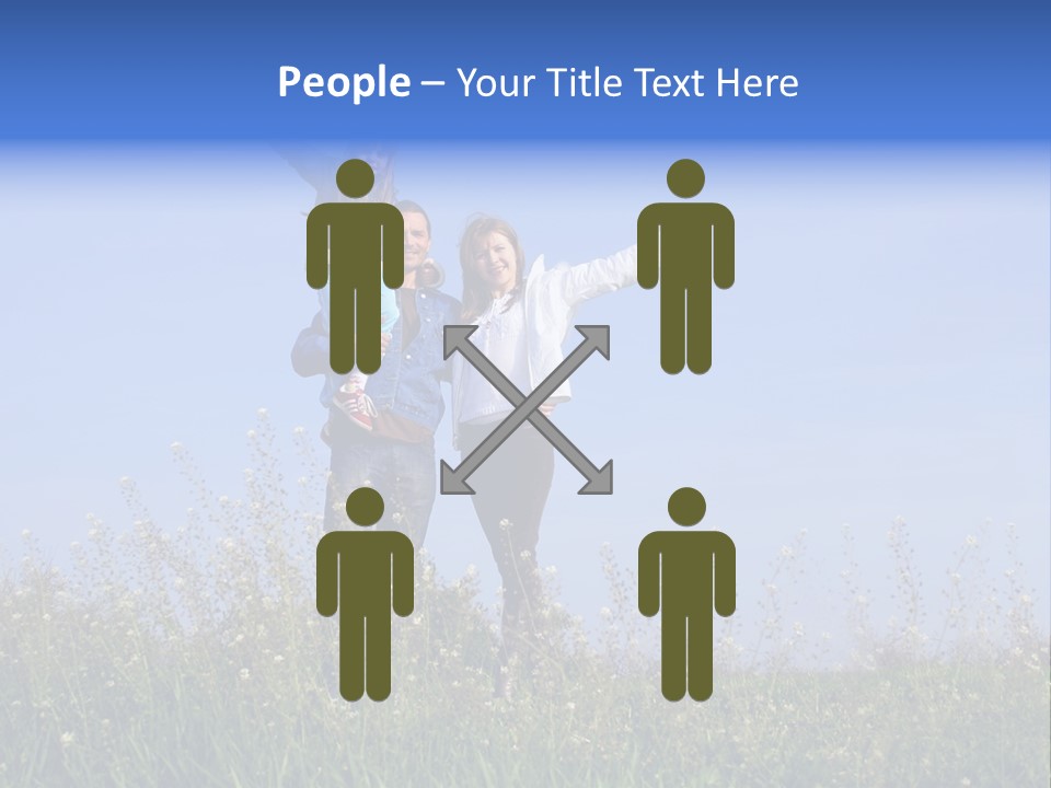 Hippie Smoking A Joint - See My Portfolio For More Great Vectors! PowerPoint Template