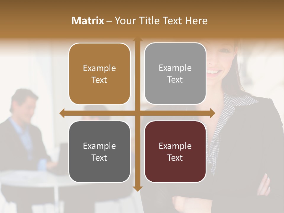 Puppy And Dog Playing PowerPoint Template