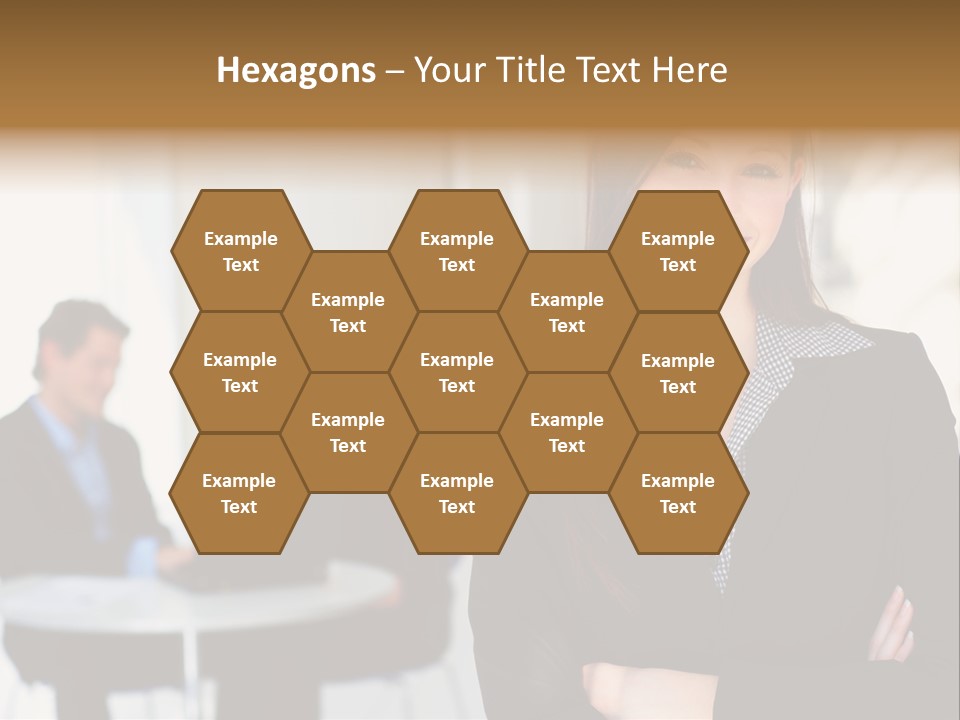 Puppy And Dog Playing PowerPoint Template