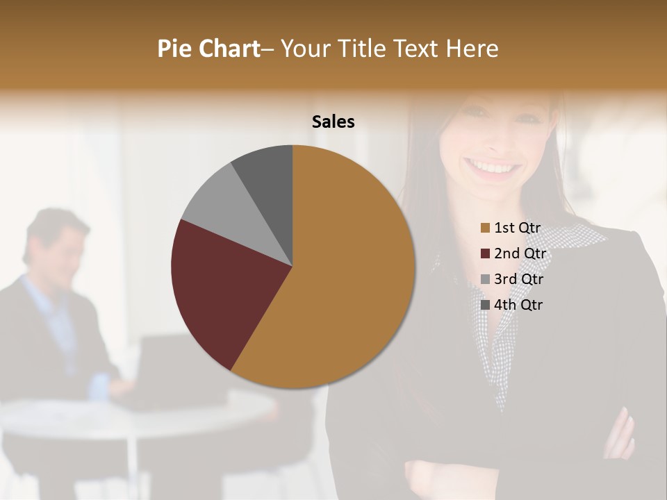 Puppy And Dog Playing PowerPoint Template