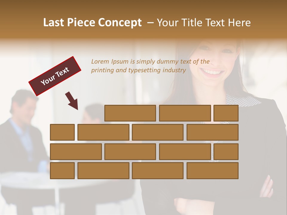 Puppy And Dog Playing PowerPoint Template