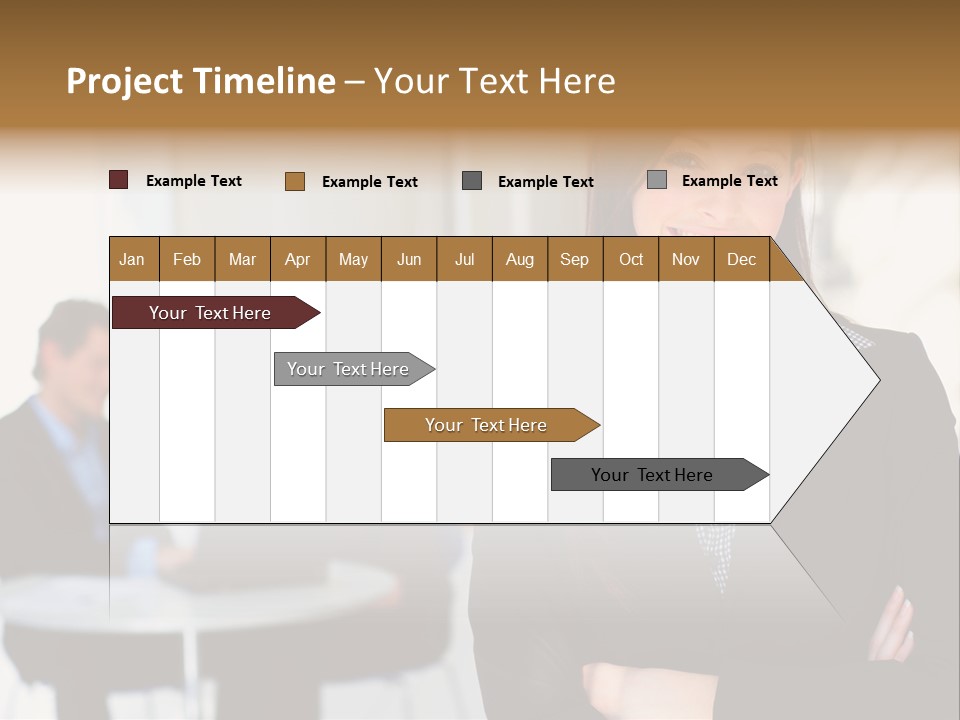 Puppy And Dog Playing PowerPoint Template