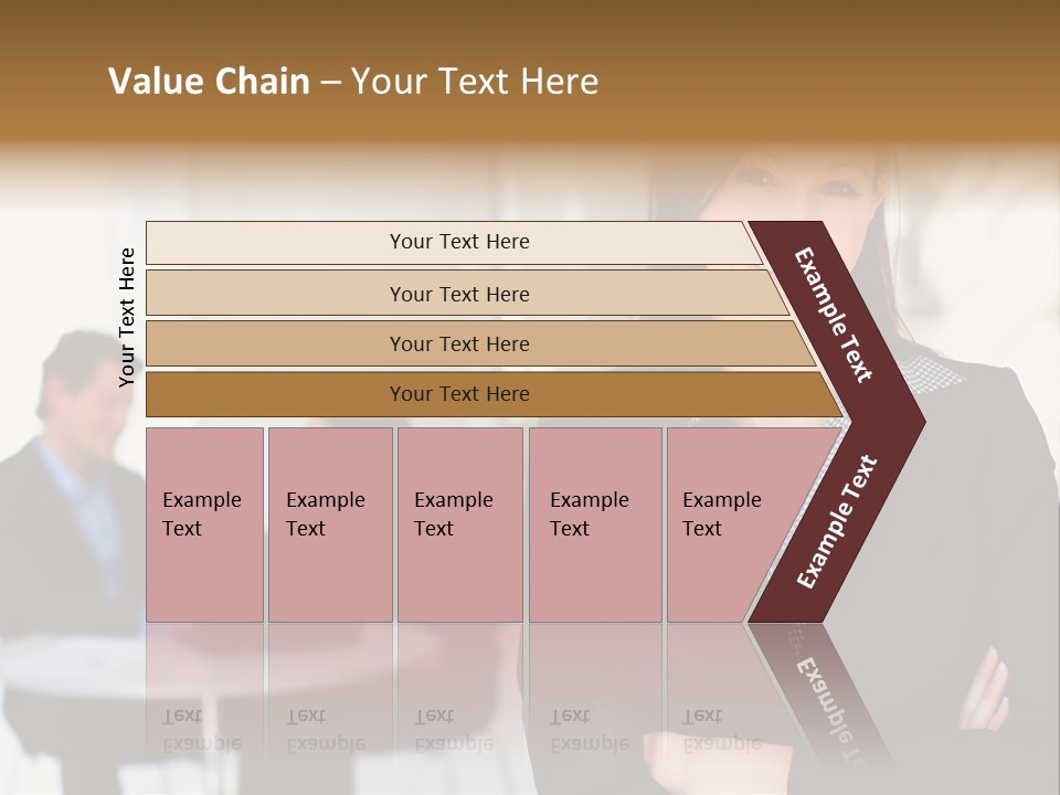Puppy And Dog Playing PowerPoint Template