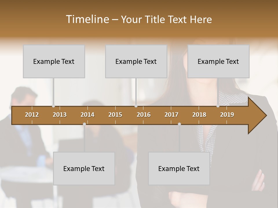 Puppy And Dog Playing PowerPoint Template