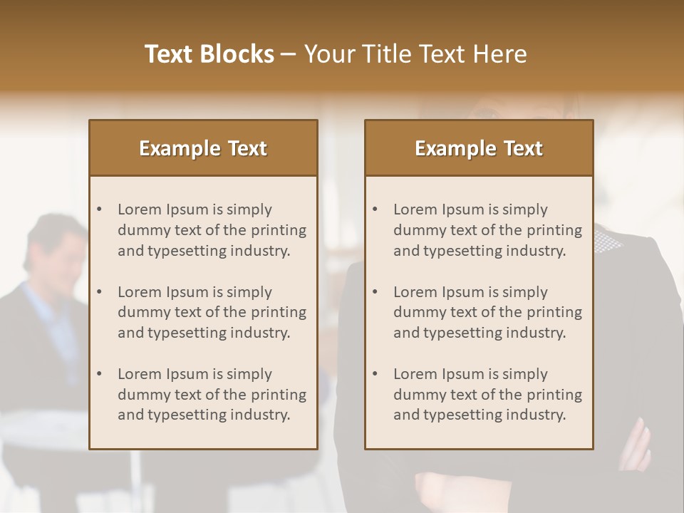 Puppy And Dog Playing PowerPoint Template